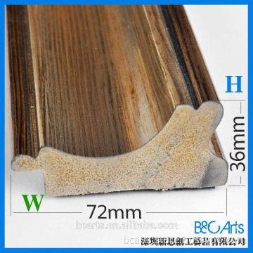 Simple photo frame golden color painting plastic picture frame bulk                        
                                                Quality Choice